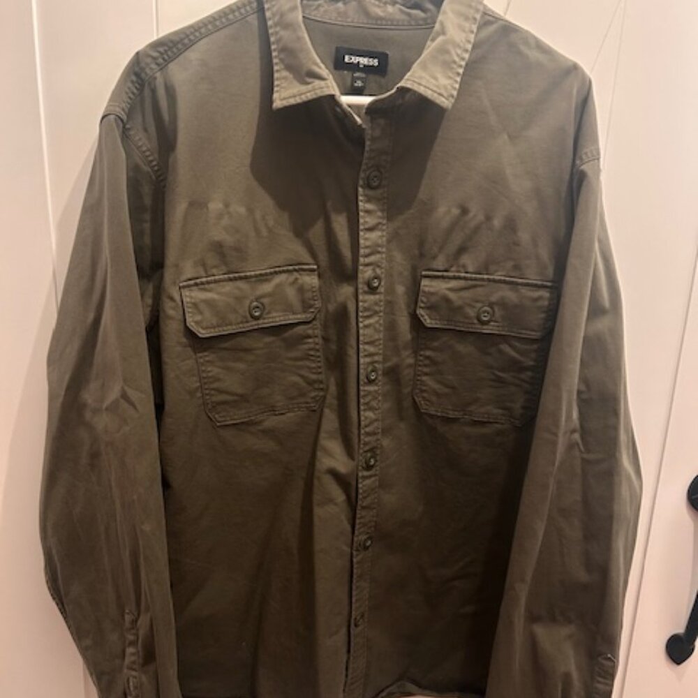 Express Men's Button Down Shirt, 2XL